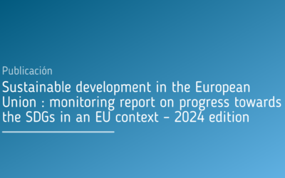 Sustainable development in the European Union : monitoring report on progress towards the SDGs in an EU context – 2024 edition